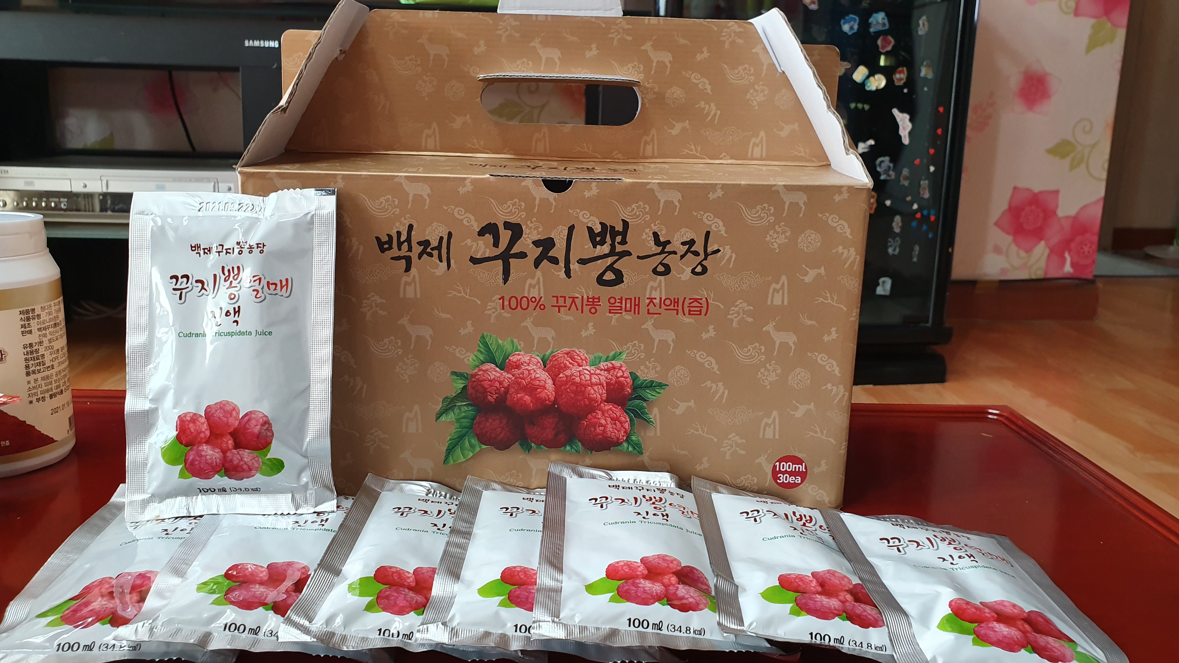 [백제꾸지뽕농장] 꾸지뽕열매진액(50봉 / 100봉)